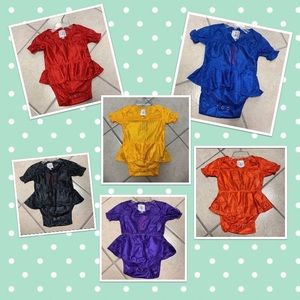 Girls 6 Mnth-2T Ruffle Skirted Mesh Football Sport Jersey 1 Pc Bubble Romper NWT